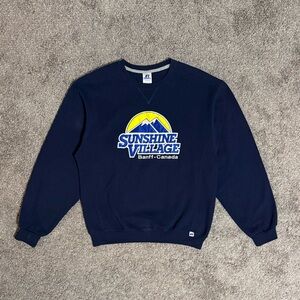 Vintage Sunshine Village Crewneck Sweatshirt Men's Size M Embroidered Logo